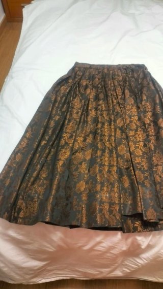 Traje baturra negro y marrón - Talla S