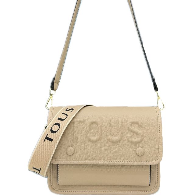 Bolso  beige bandolera