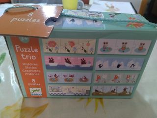 Puzzle Trio Djeco - 8 Puzzles