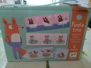 Puzzle Trio Djeco - 8 Puzzles