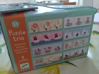 Puzzle Trio Djeco - 8 Puzzles