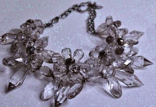 Collar Zara Accessorios Collecction - flores 
