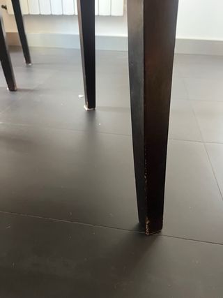 4 Sillas Comedor Cuero Blanco