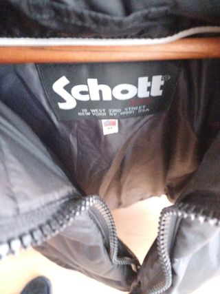 Chaqueta Schott negra