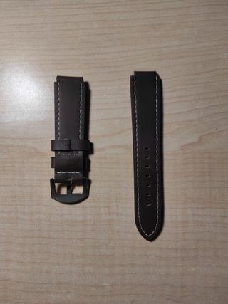 Correa reloj cuero marrón 22mm