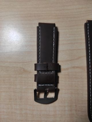 Correa reloj cuero marrón 22mm
