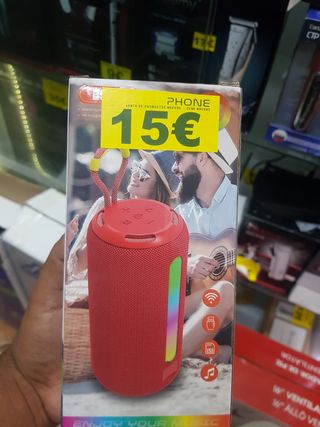 Altavoz Portátil Rojo