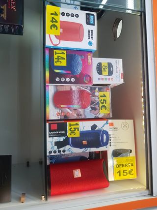 Altavoz Portátil Rojo