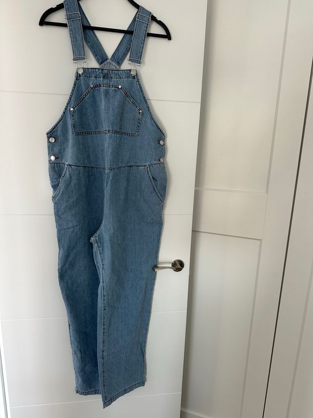 Mezclilla Mango Premama Vaqueros Peto Vaquero Premamá Mango De