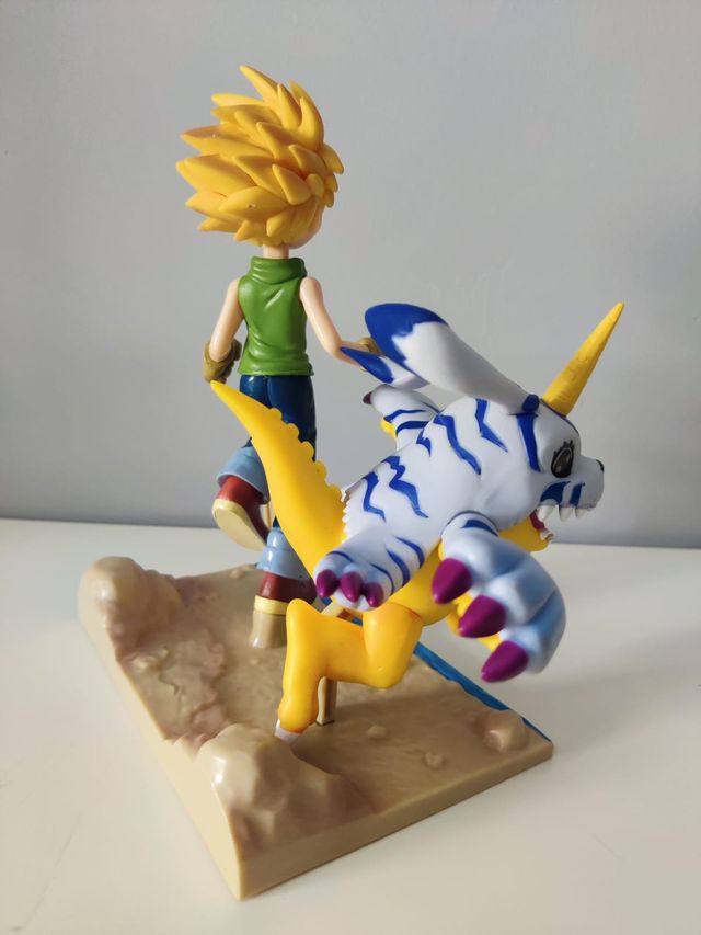 Figura Ishida Yamato + Gabumon colección Digimon
