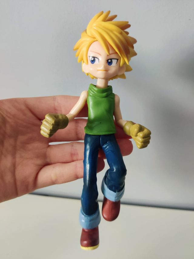 Figura Ishida Yamato + Gabumon colección Digimon