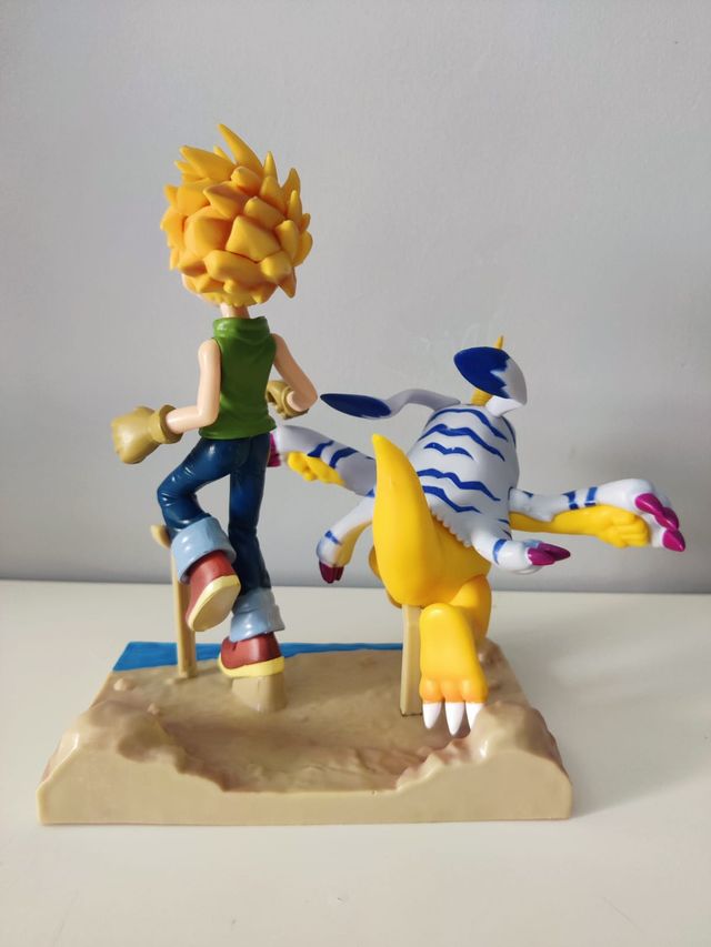 Figura Ishida Yamato + Gabumon colección Digimon
