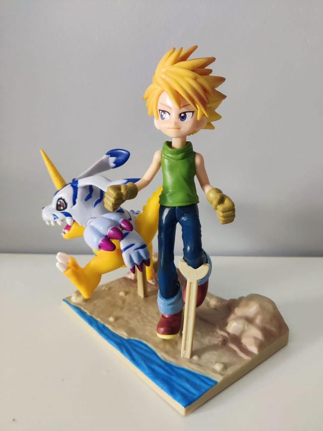 Figura Ishida Yamato + Gabumon colección Digimon