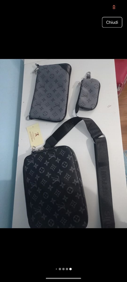Louis Vuitton -Trio Messenger Monogram Eclipse