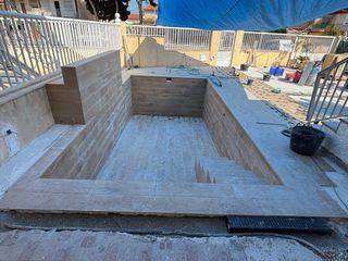 Piscina de obra - Verde