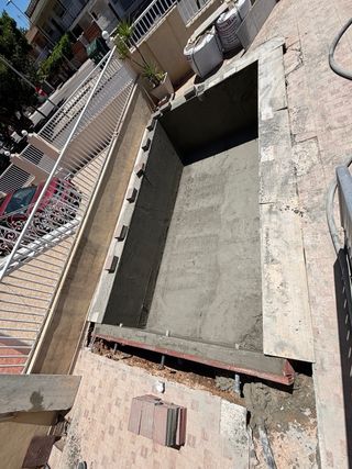 Piscina de obra - Verde