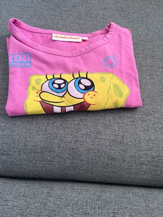 Camiseta Bob Esponja Niña Talla 10 años