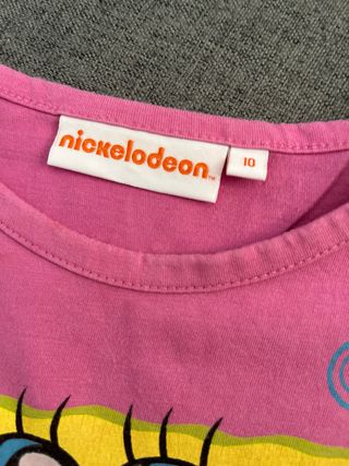 Camiseta Bob Esponja Niña Talla 10 años