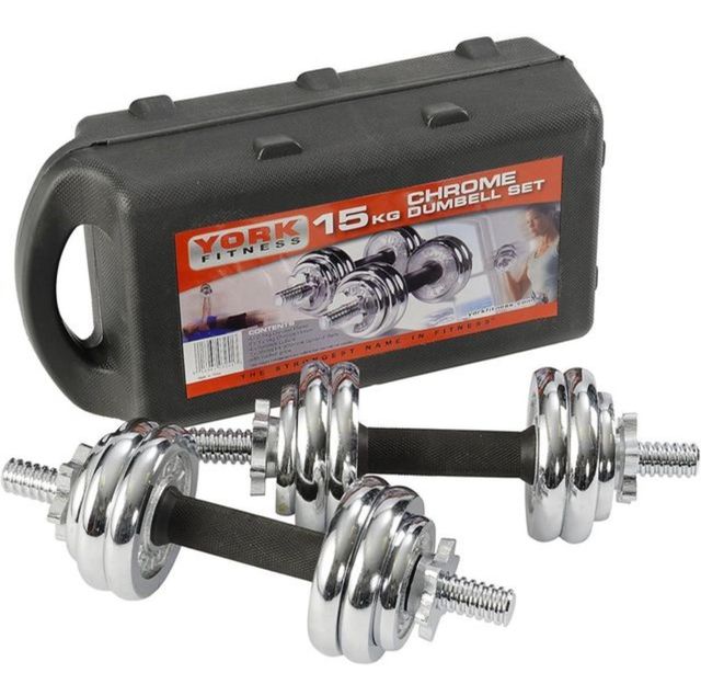 Mancuernas 15kg con Maletín