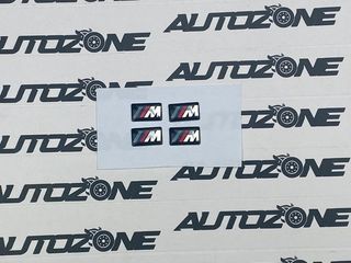 Pack 4 adhesivos BMW M 19X11 MM