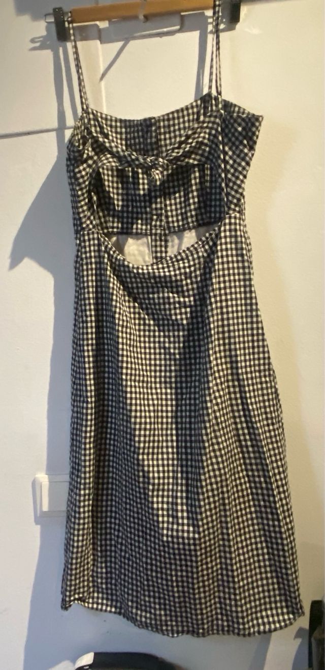 Vestido Vichy Blanco&Negro