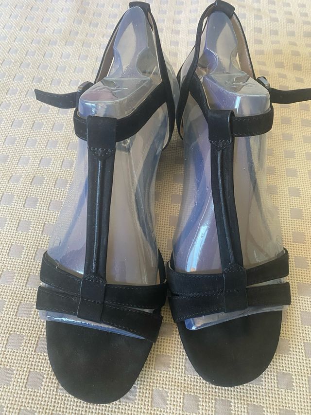 Sandalias ECCO negras usadas