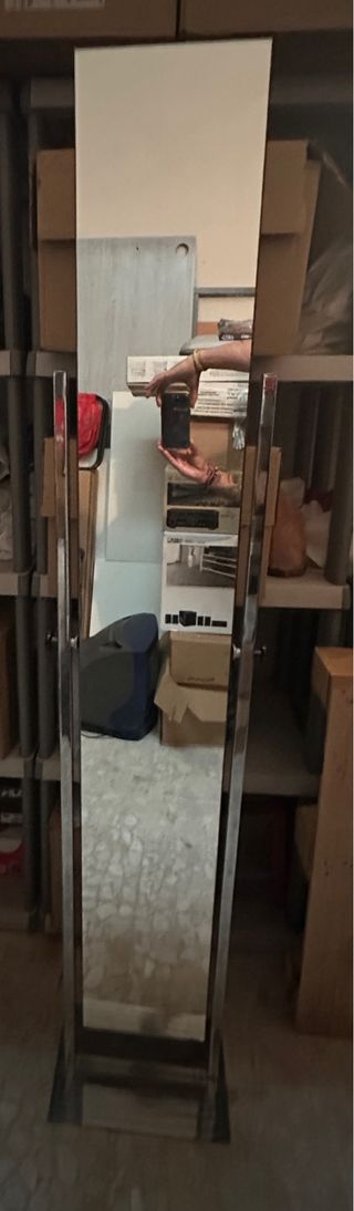 Espejo vestidor plateado - Moderno