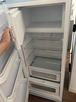 Smeg frigorífico azul pastel