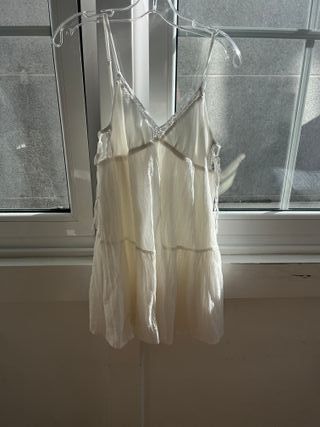 Vestido blanco boho chic