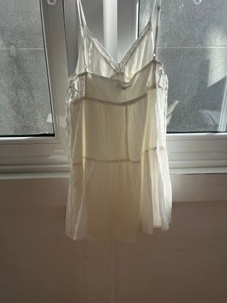 Vestido blanco boho chic
