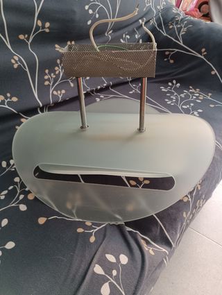 Lámpara salón moderna - metal y cristal