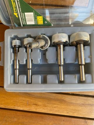 Juego 5 fresas para taladro