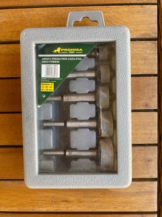 Juego 5 fresas para taladro