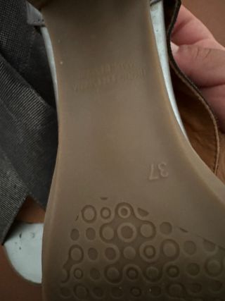 Sandalias tacón plateadas