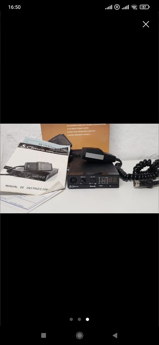 Radio CB Cobra AS 170N in acciaio inossidabile