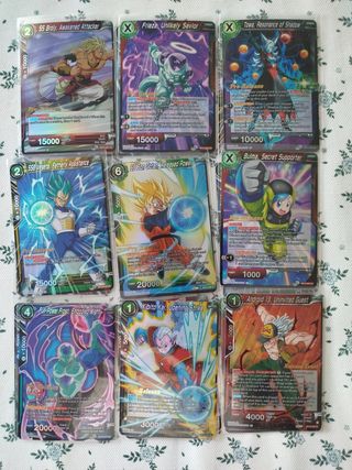 LOTE 24 CARTAS PRE-RELEASE Dragon Ball Super