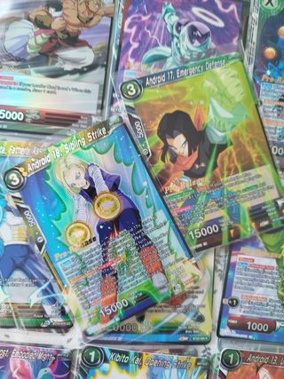LOTE 24 CARTAS PRE-RELEASE Dragon Ball Super