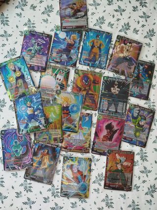LOTE 24 CARTAS PRE-RELEASE Dragon Ball Super