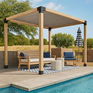 Conexiones Metalicas “Pérgola de Madera”