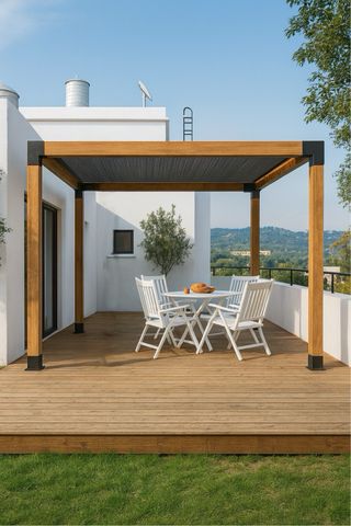 Conexiones Metalicas “Pérgola de Madera”