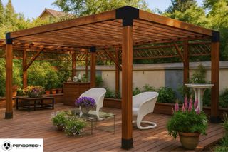 Conexiones Metalicas “Pérgola de Madera”