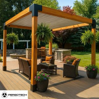 Conexiones Metalicas “Pérgola de Madera”