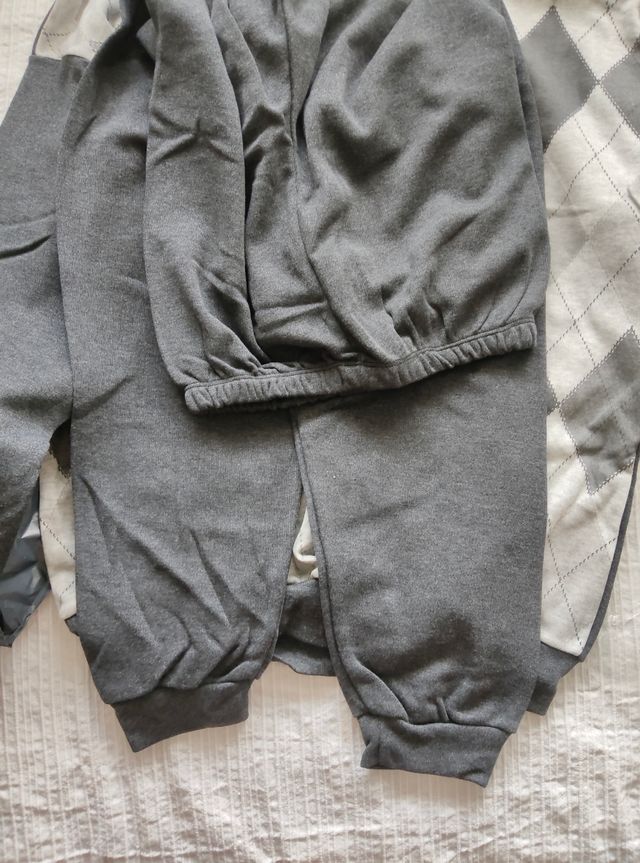 Pijama gris - Pantalón largo Talla SG