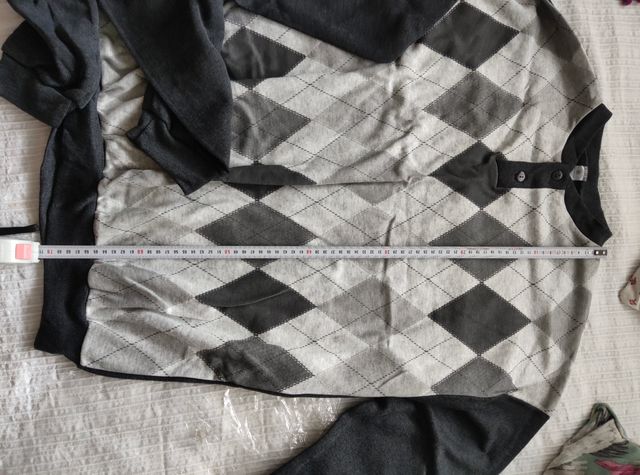 Pijama gris - Pantalón largo Talla SG