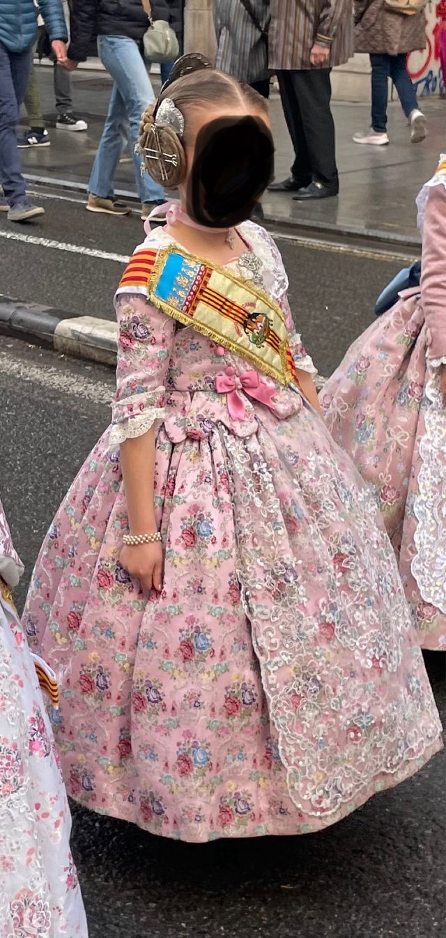 Traje Fallera niña multicolor