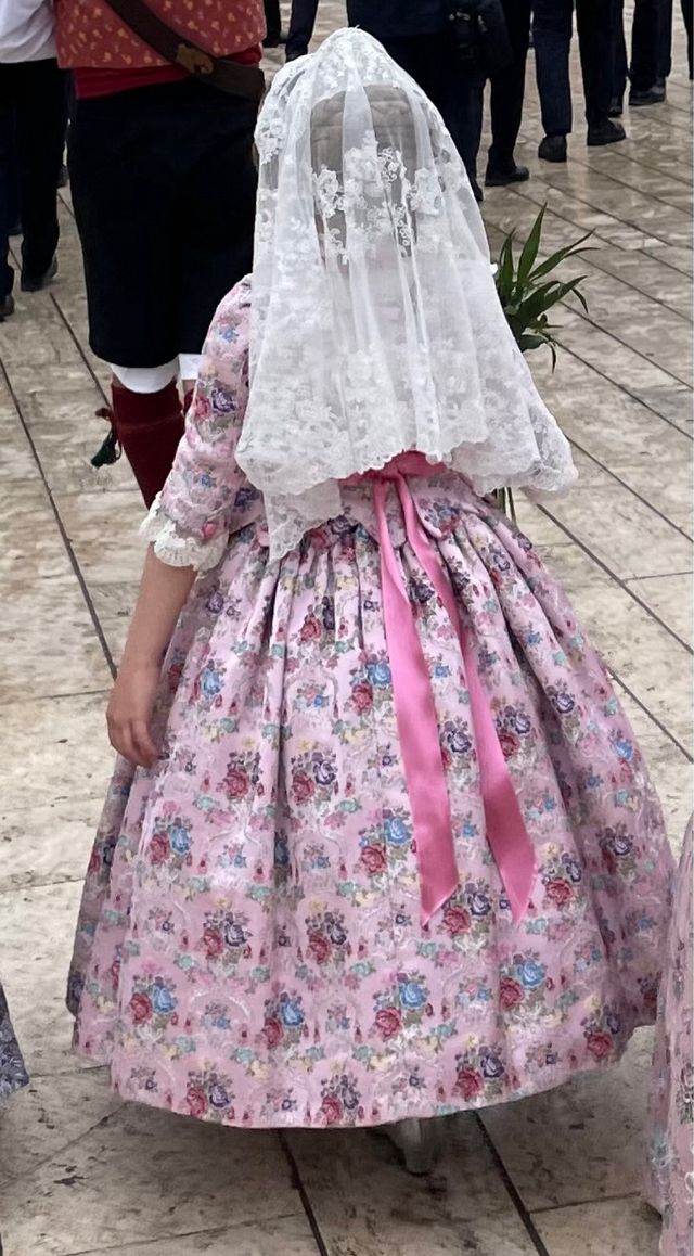Traje Fallera niña multicolor