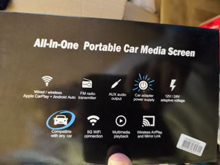 Pantalla Android auto y Apple car play 