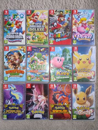 Nintendo Switch Juegos TOP desde 34,90 € unidad