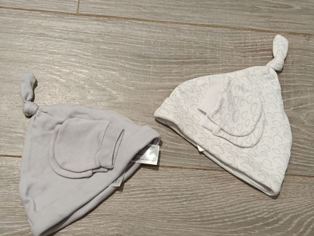 Gorro y manoplas bebé - 2uds.