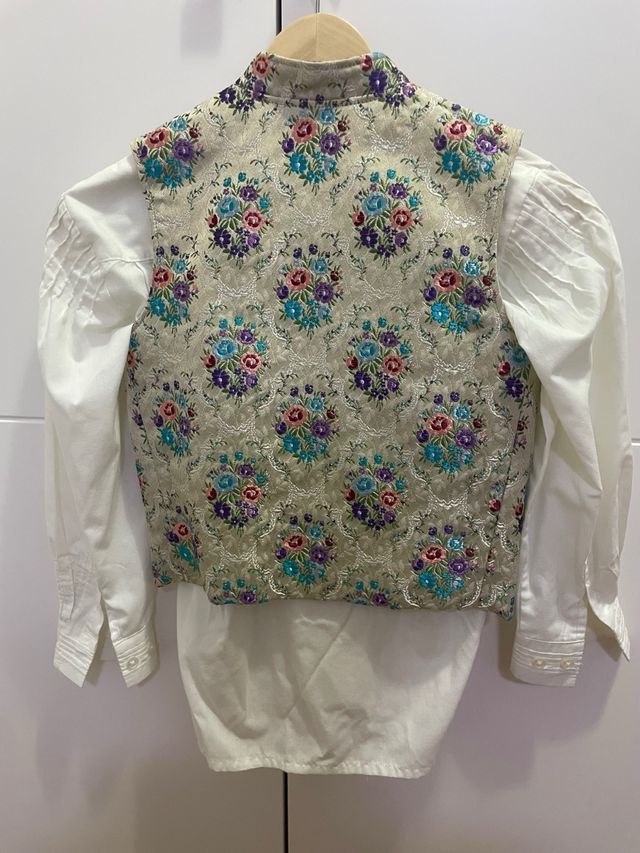 Traje Fallero niño - Rojo y Blanco